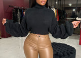 Black Bubble sweater - Shop Luxe Life Boutique