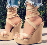 Nude wedge