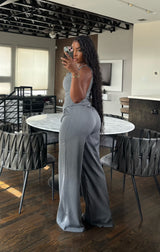 Classic gray jumpsuit