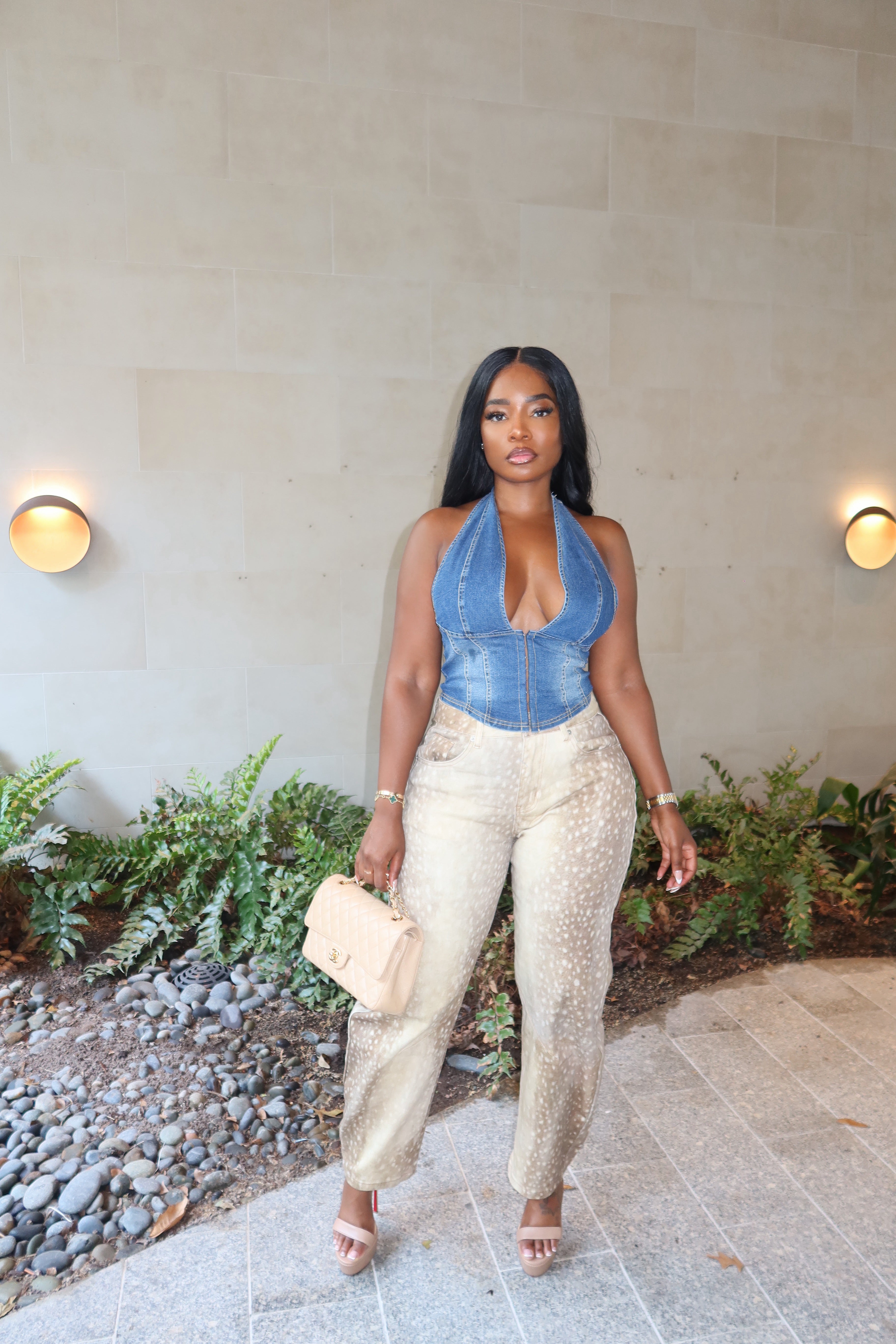 Denim Halter