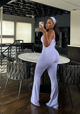 Lilac Jumpsuit headband set