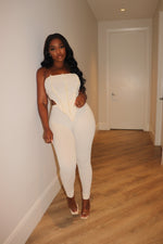 Nude Triangle Top pant set