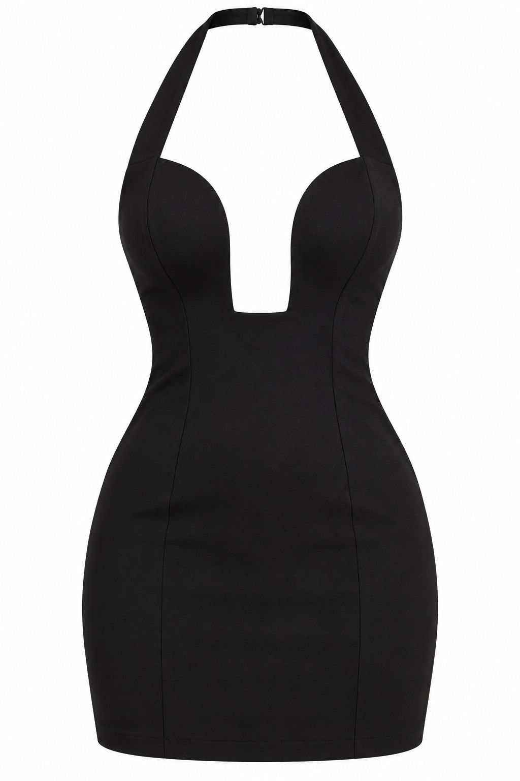 Black Sculpt Mini Dress