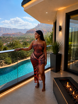 Brown Mirage Dress