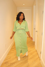 Sage Ruffle Skirt Set