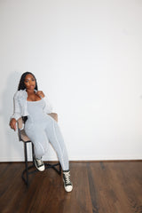Concrete jumpsuit set