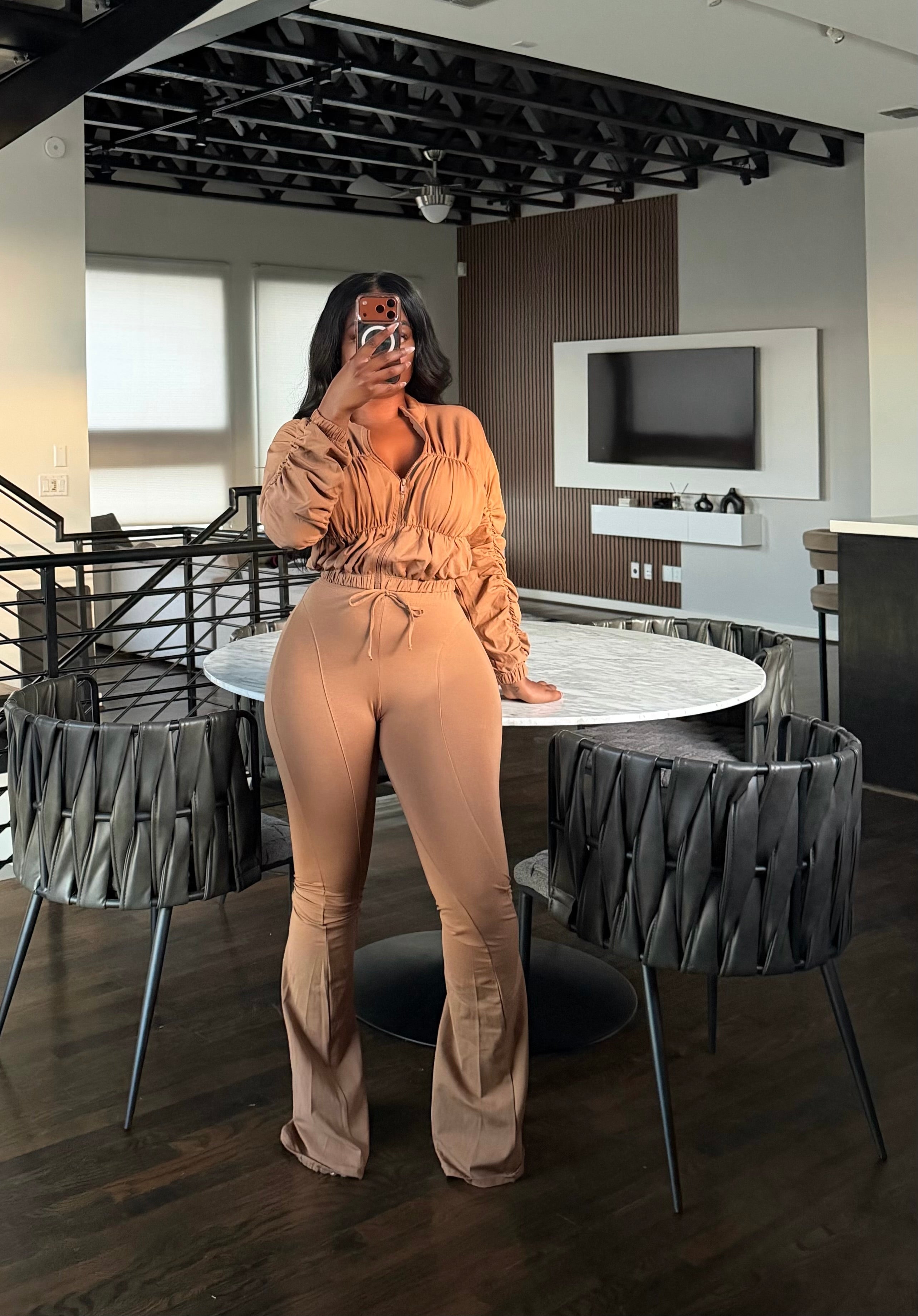 Honey curve pant set