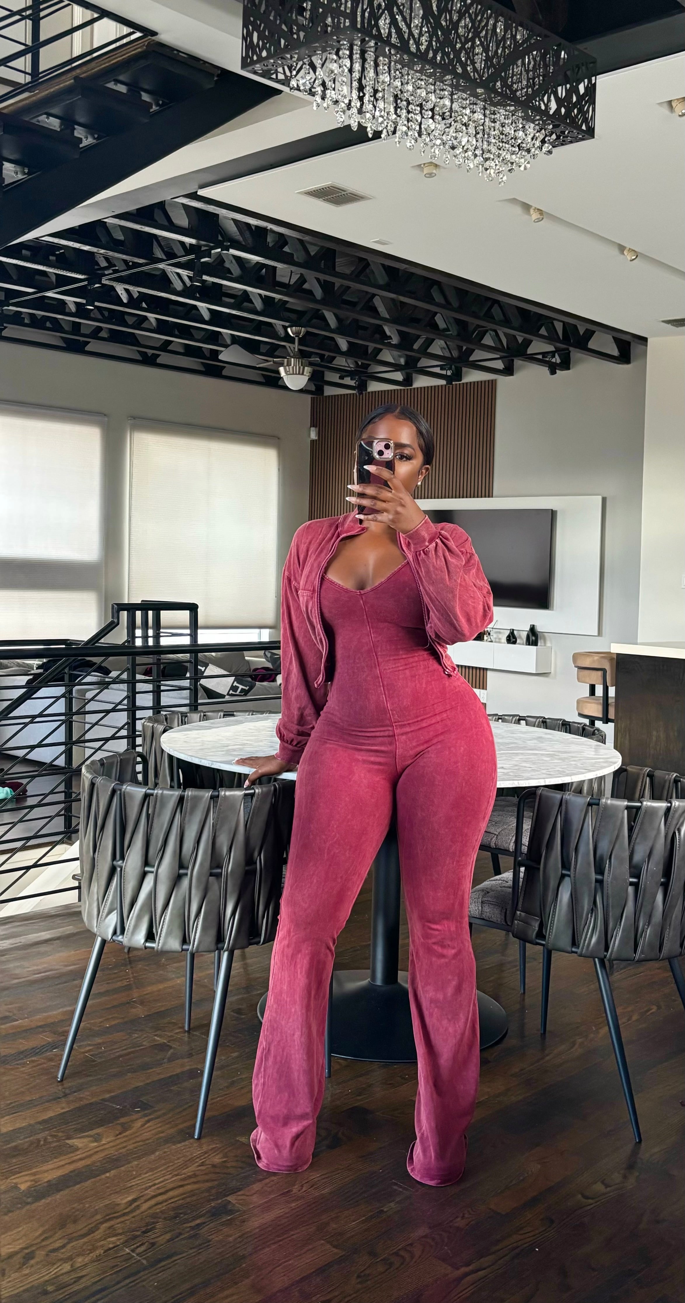 Cranberry Jumpsuit set