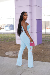 Cool Blue line pant set