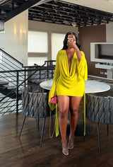 Kiwi drape dress