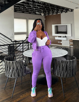 Dark Violet jogger