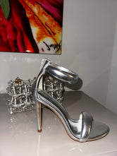 Silver Luxe Heels
