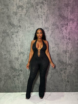 Black Lace Jumpsuit
