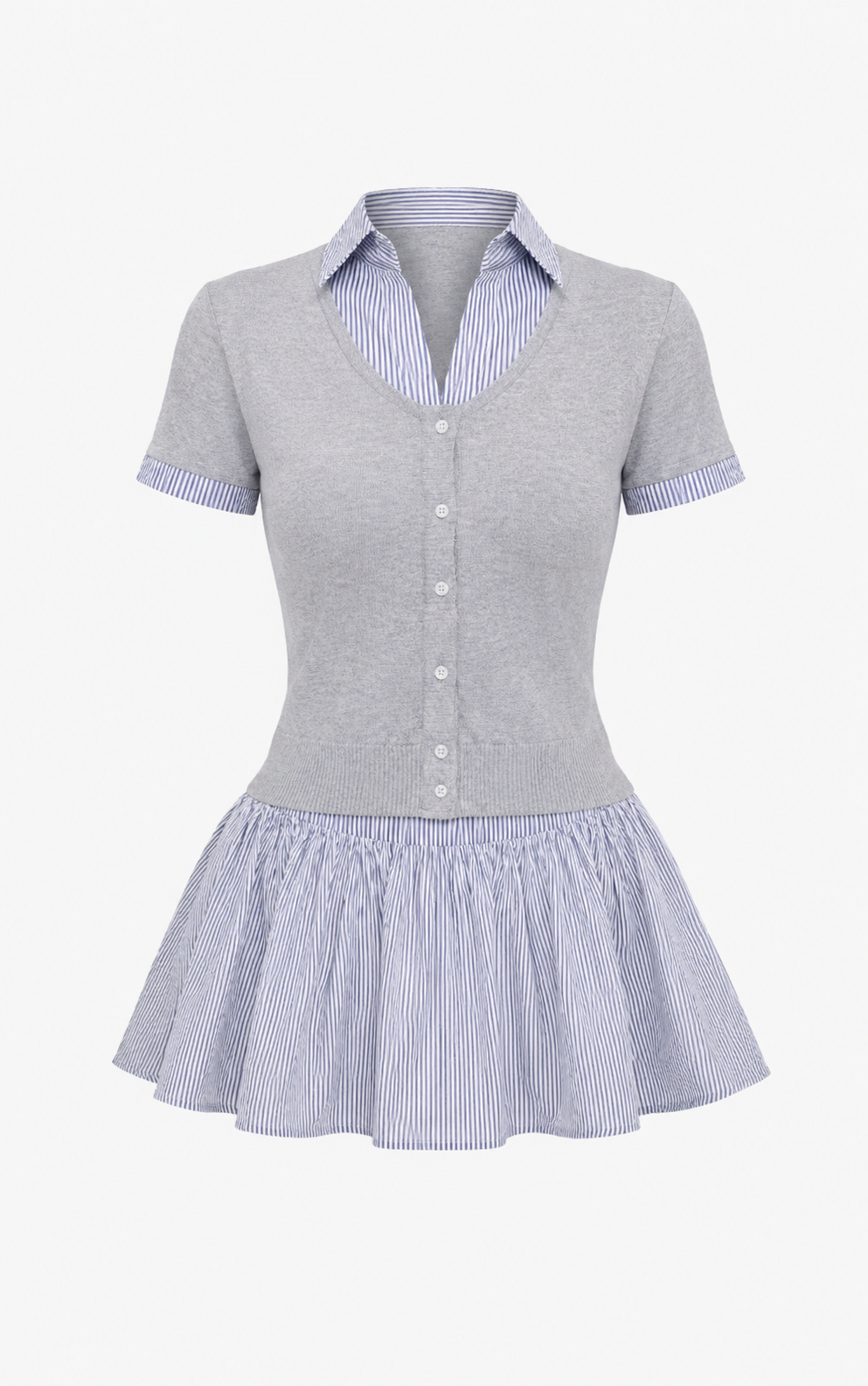The poplin skort set