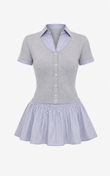 The poplin skort set