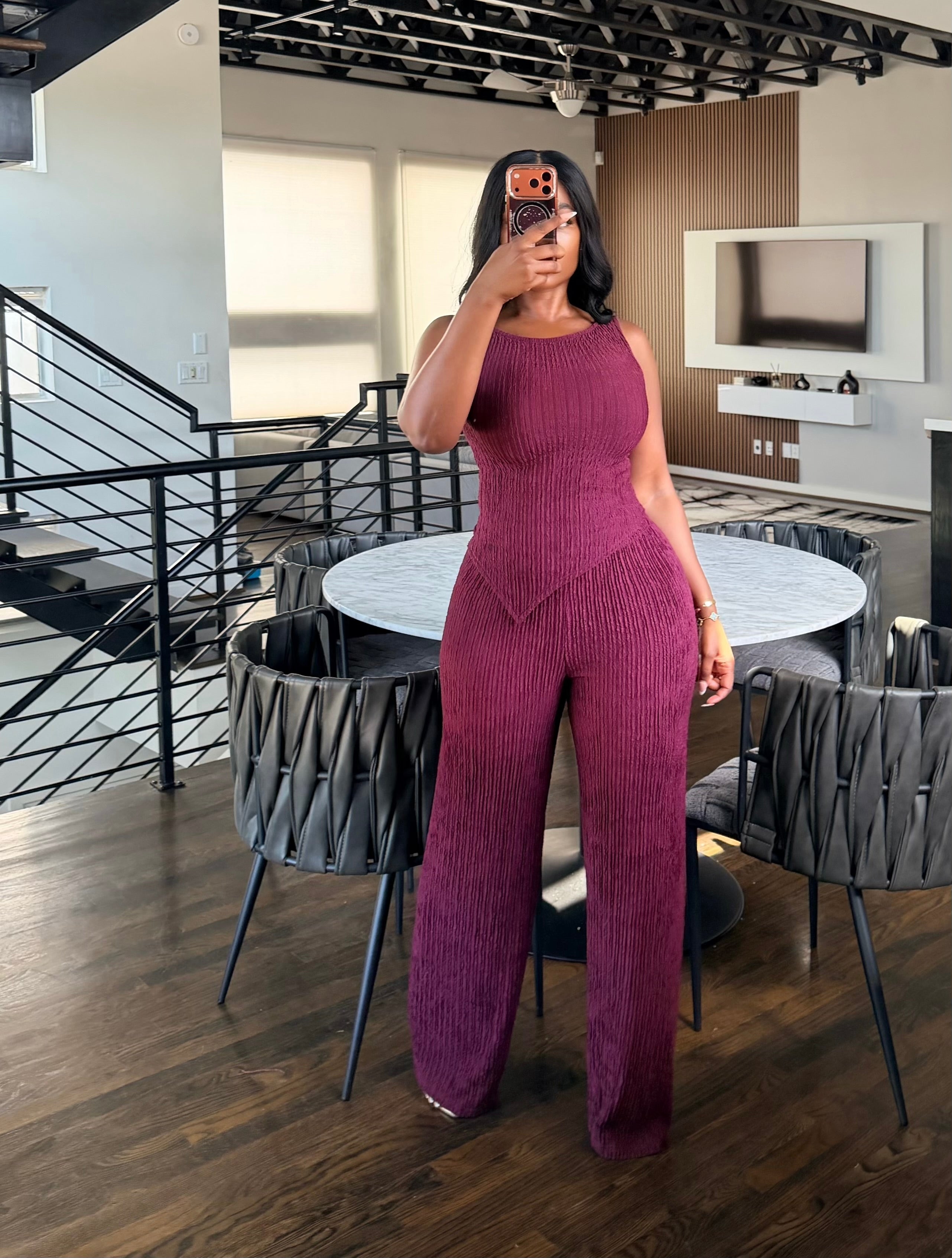 Merlot textured set