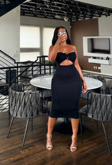 Black Muse Midi Dress