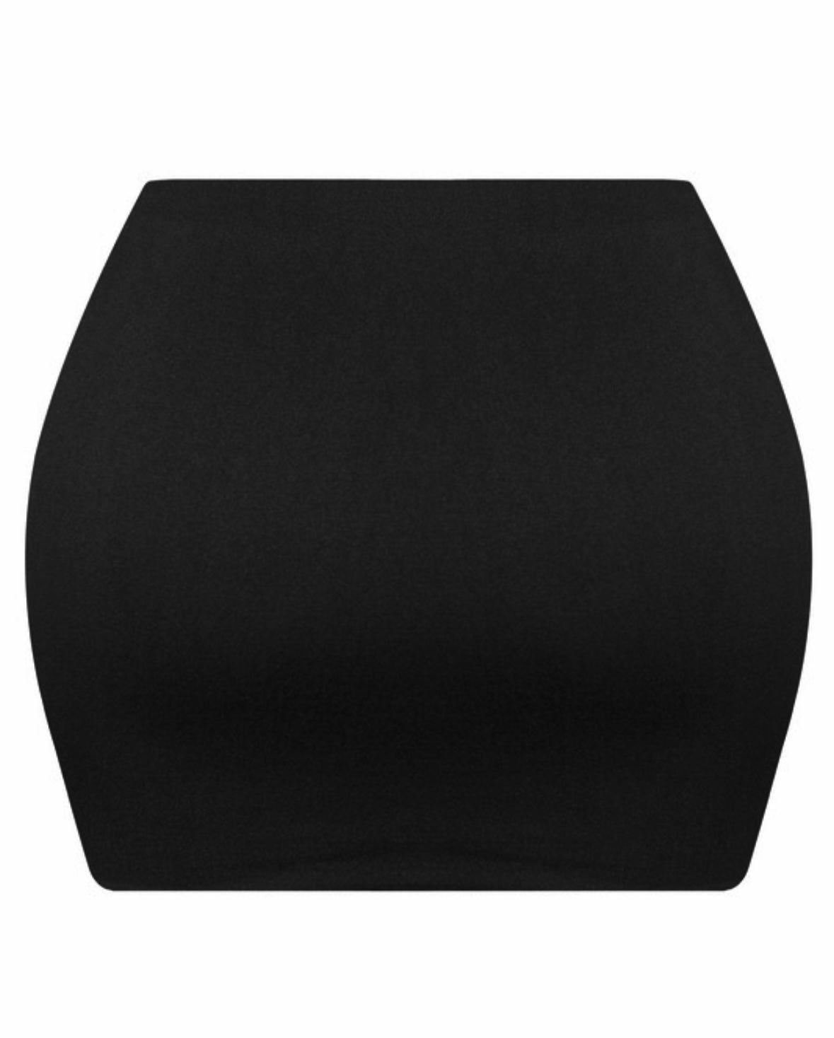 Black mini skirt