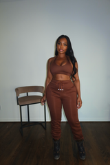 Chocolate jogger set
