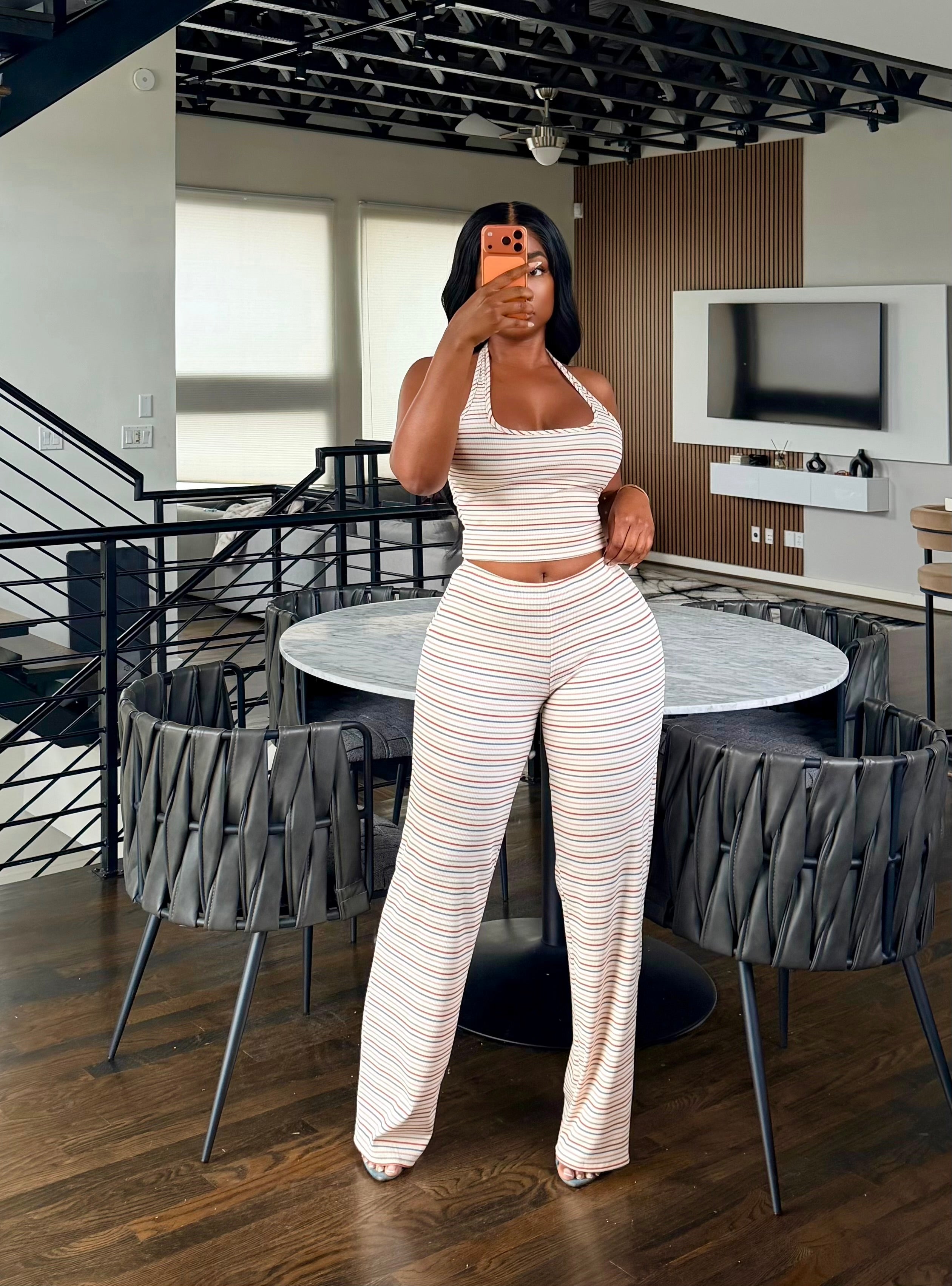 Cruz halter pant set