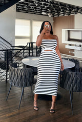 Stripe tube dress