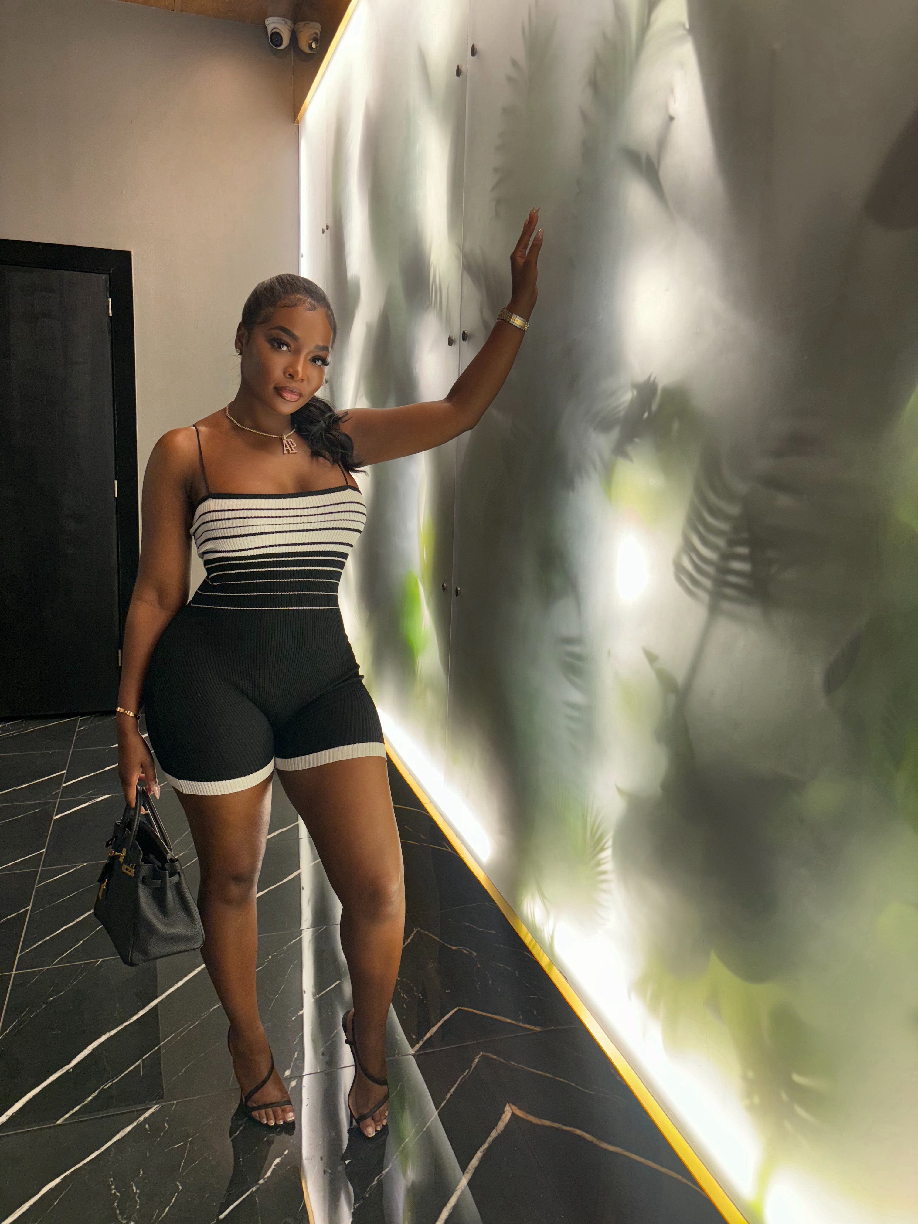 Monochrome Romper