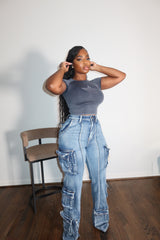 Extended cargo pants