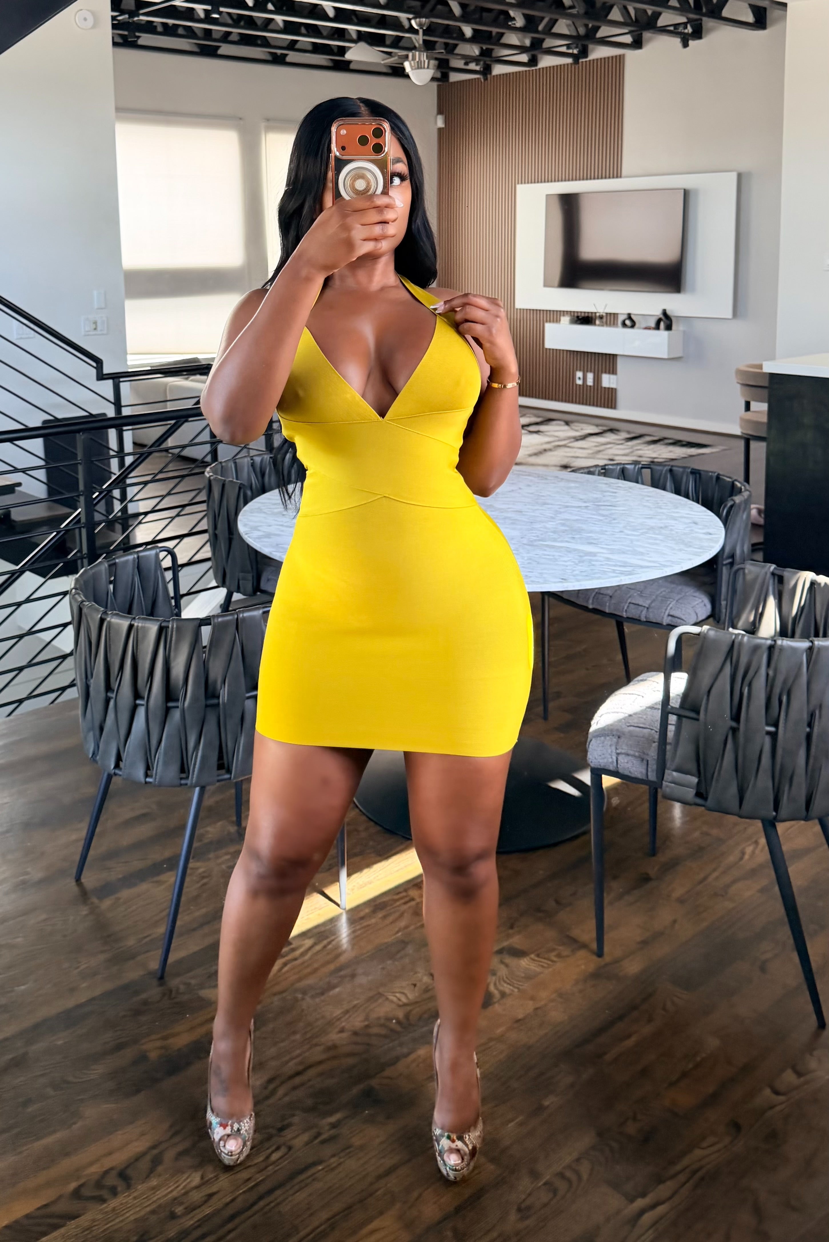 Kiwi Bandage dress