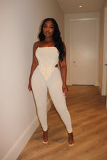 Nude Triangle Top pant set