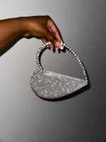 Crystal heart bag