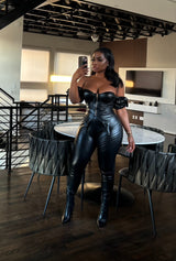 Sweetheart vegan leather set