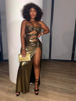 Bronze trophy dress