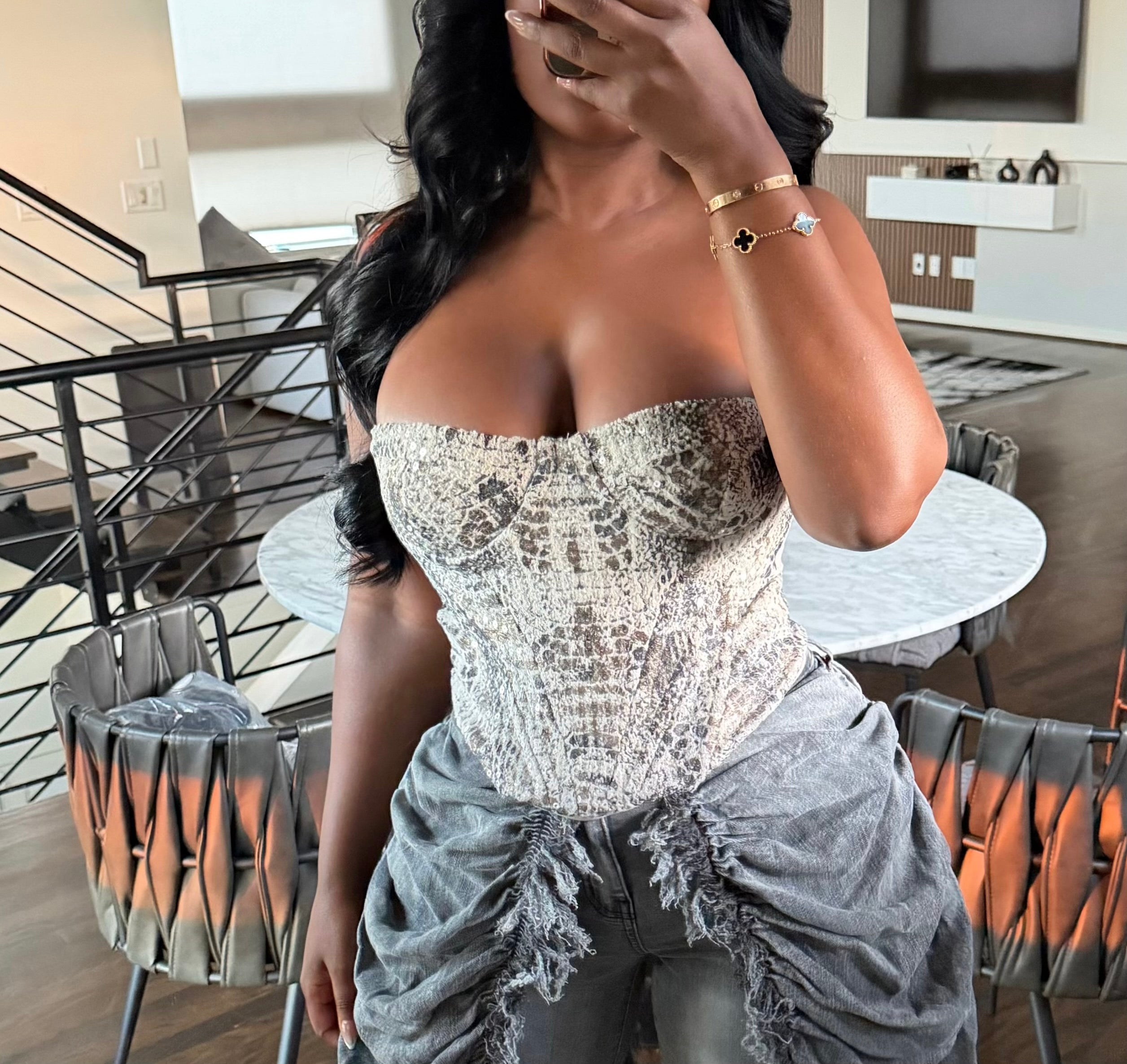 Snake Bustier