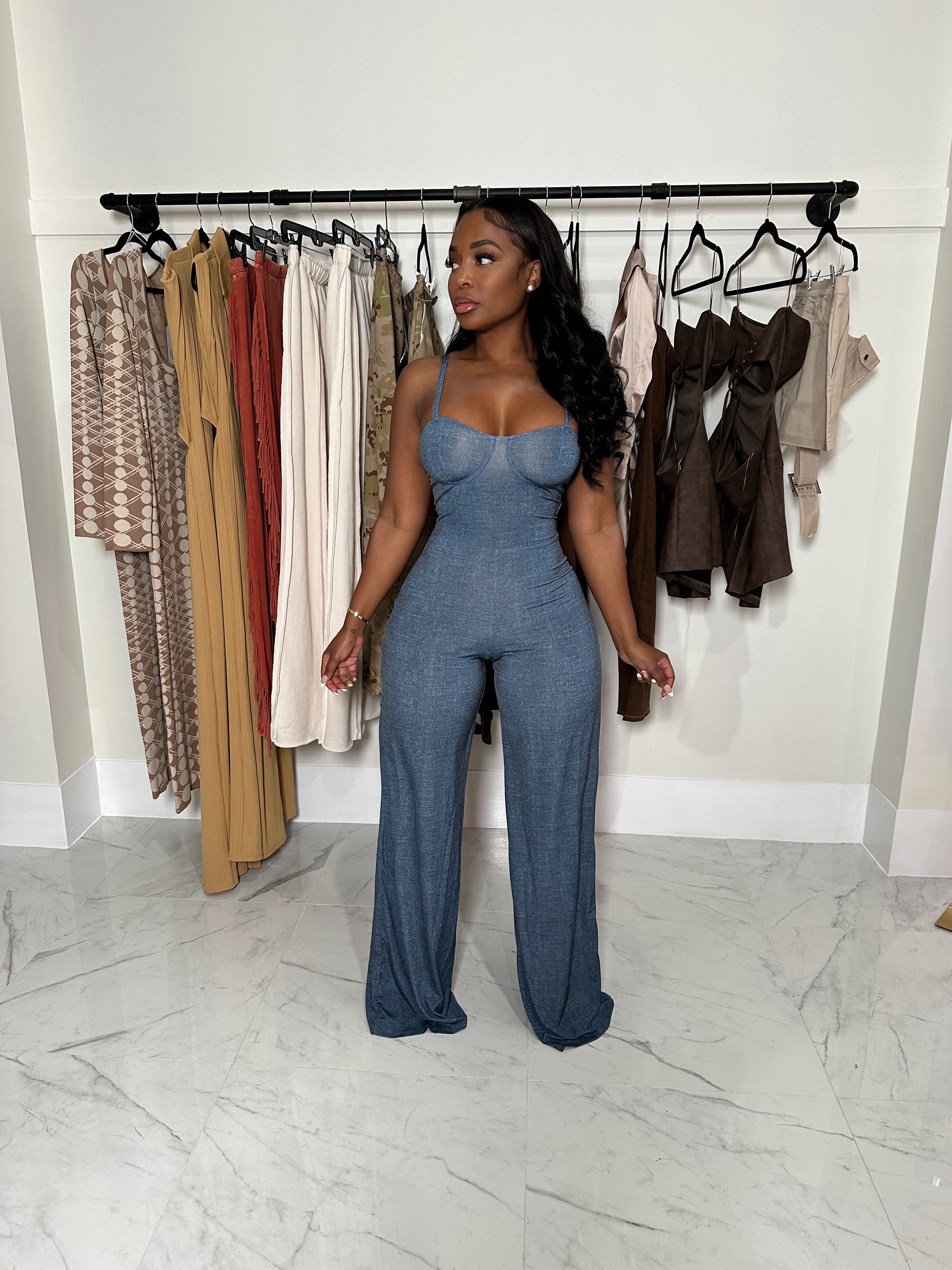 Sexy Denim Jumpsuit
