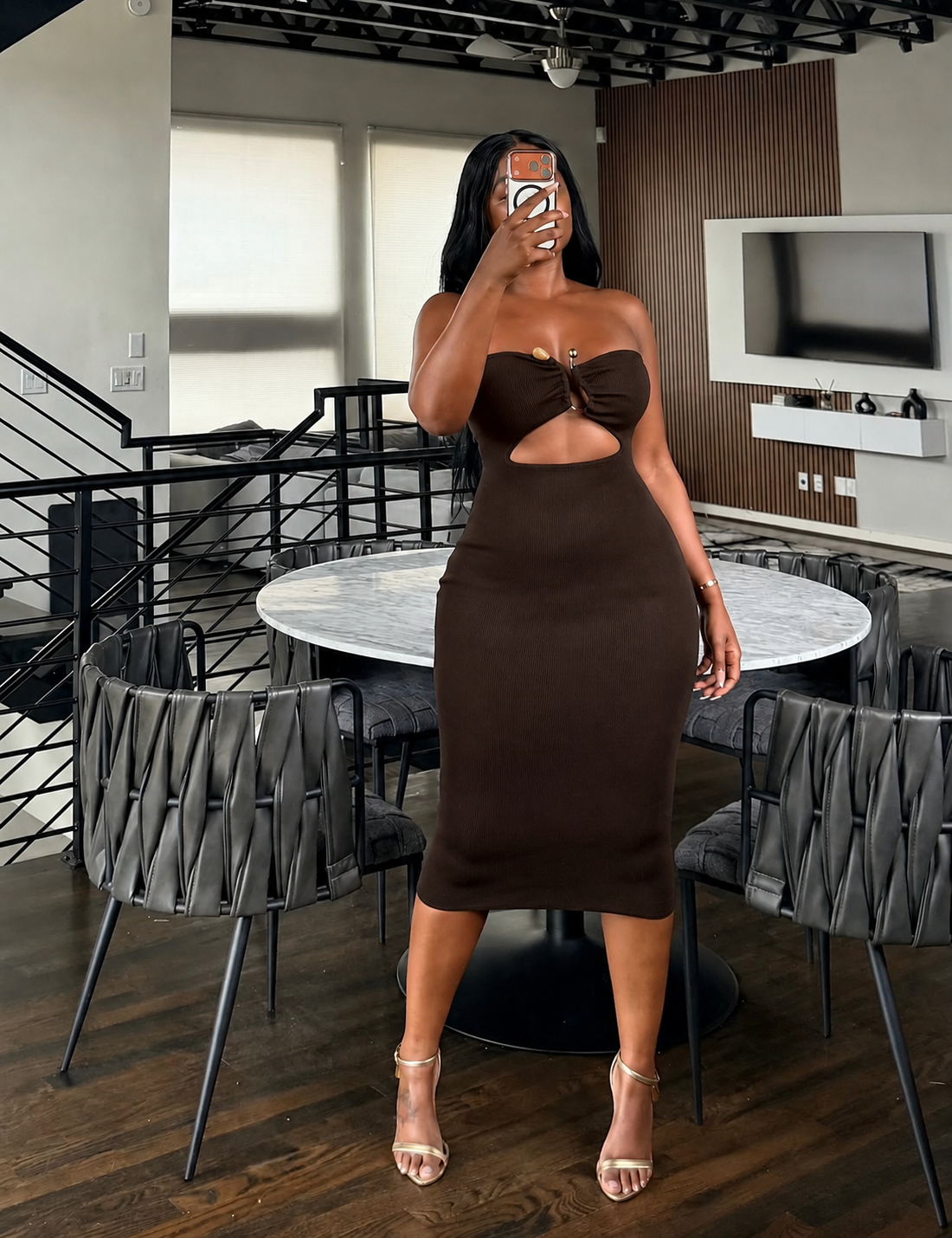 Chocolate muse dress