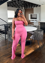 Rose Halter Jumpsuit