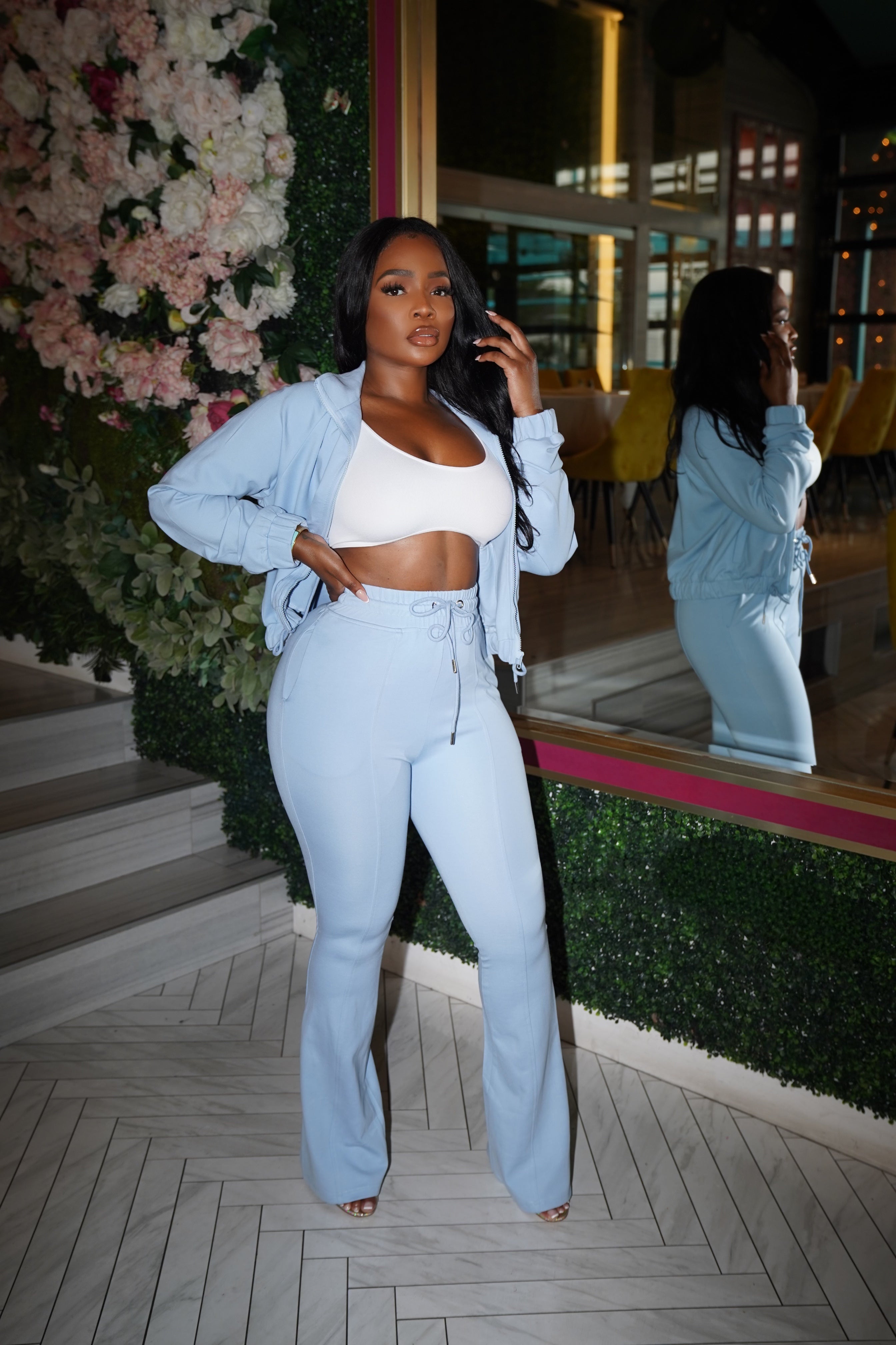 Sky blue reserve jogger