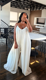 Ivory flow jumpsuit
