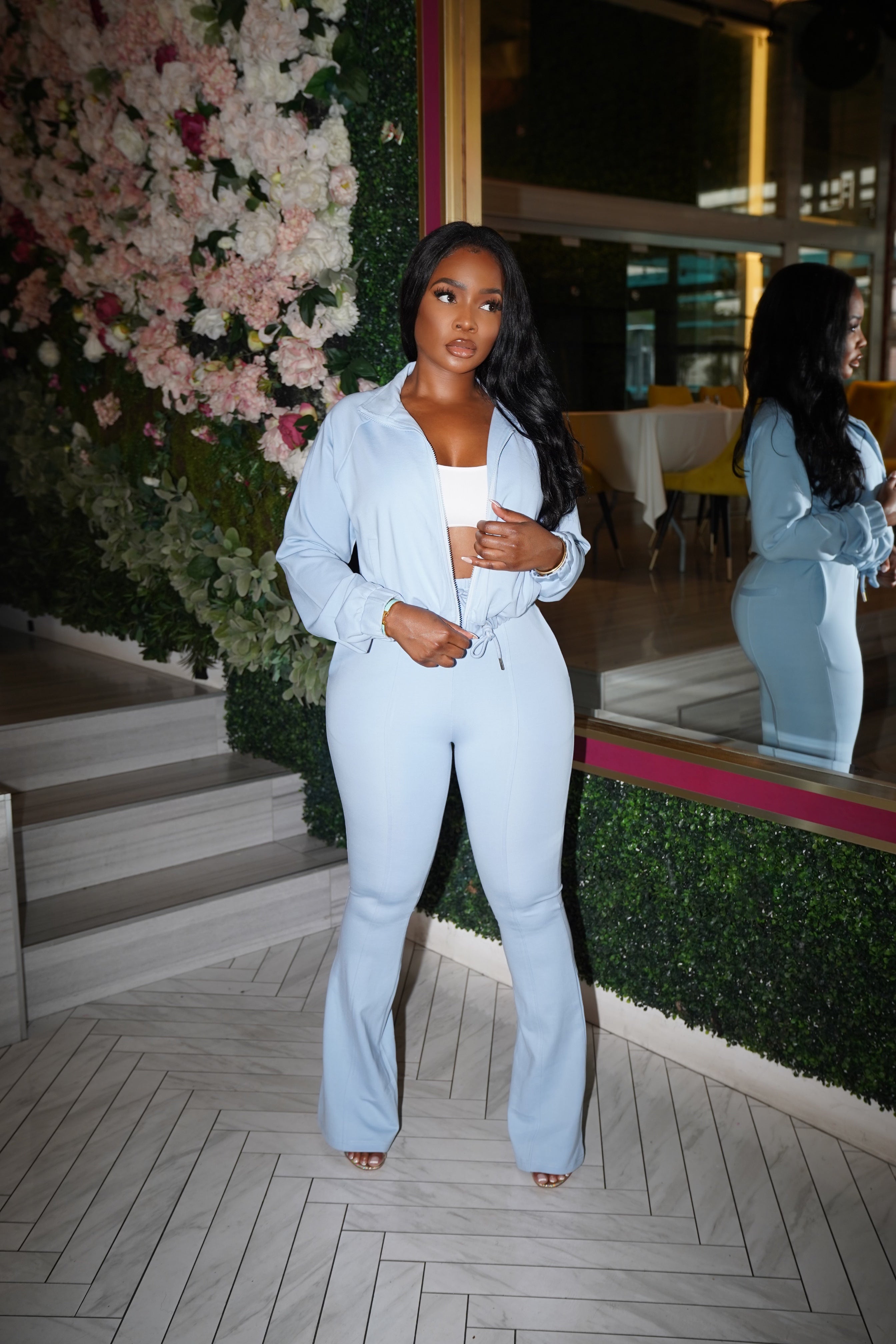 Sky blue reserve jogger
