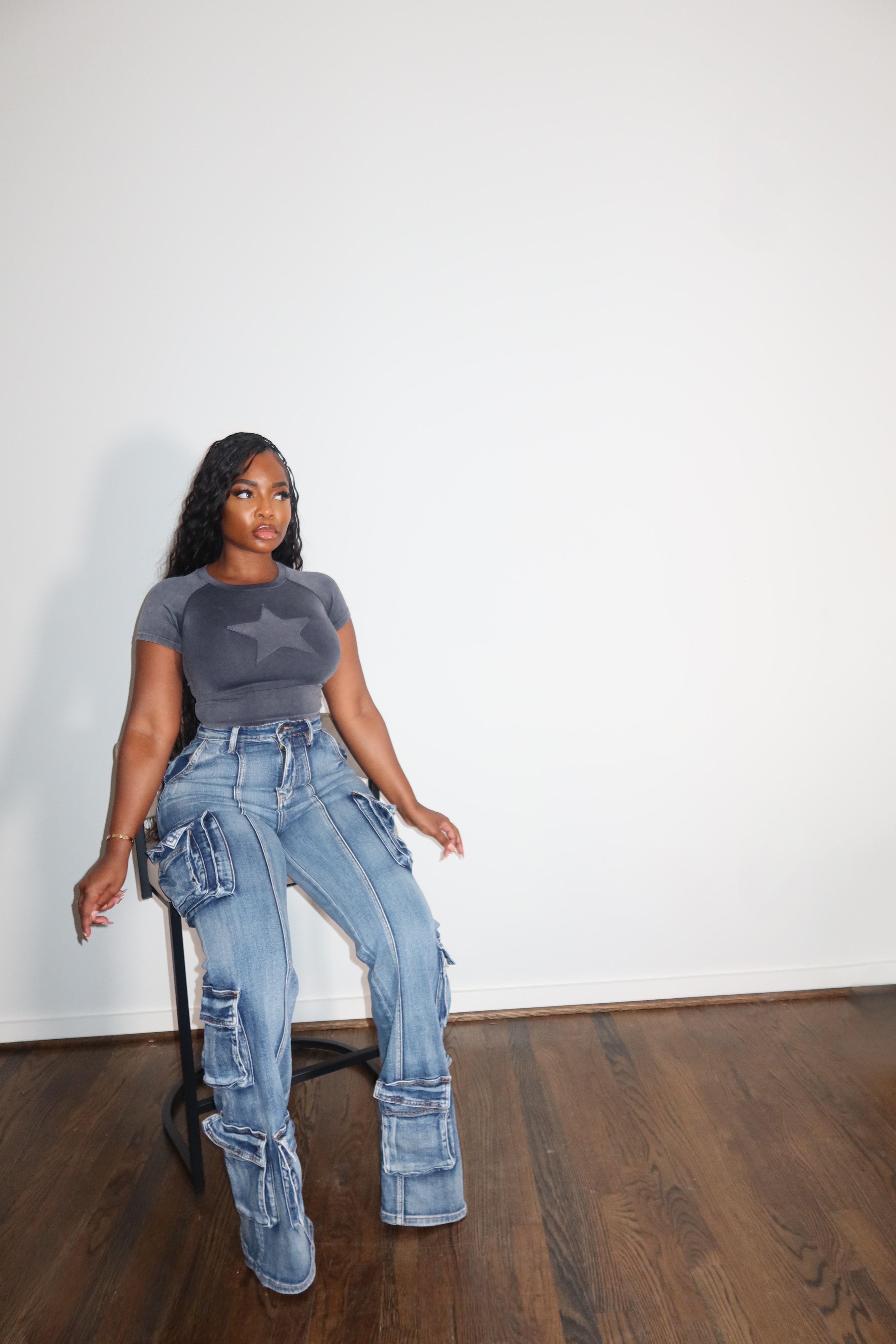 Extended cargo pants