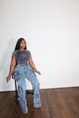 Extended cargo pants