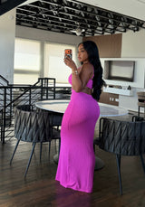 Magenta cut out Maxi