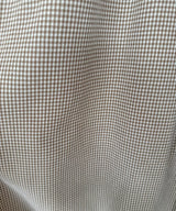 Nude plaid harem pant