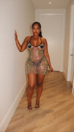 Sheer Sparkle cover up dress