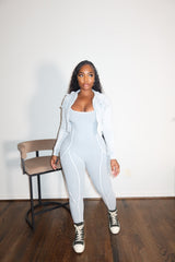 Concrete jumpsuit set
