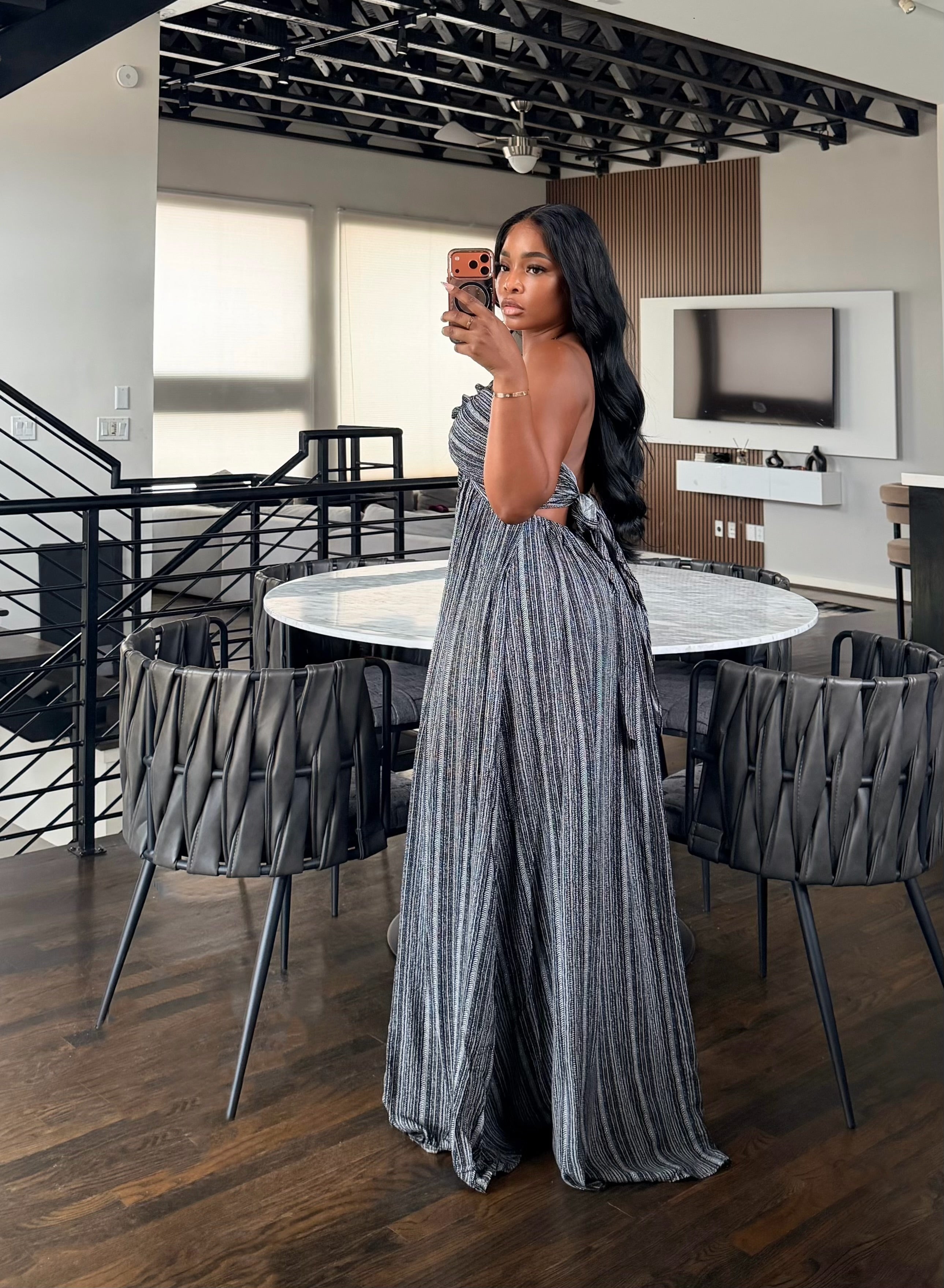 Black costa maxi