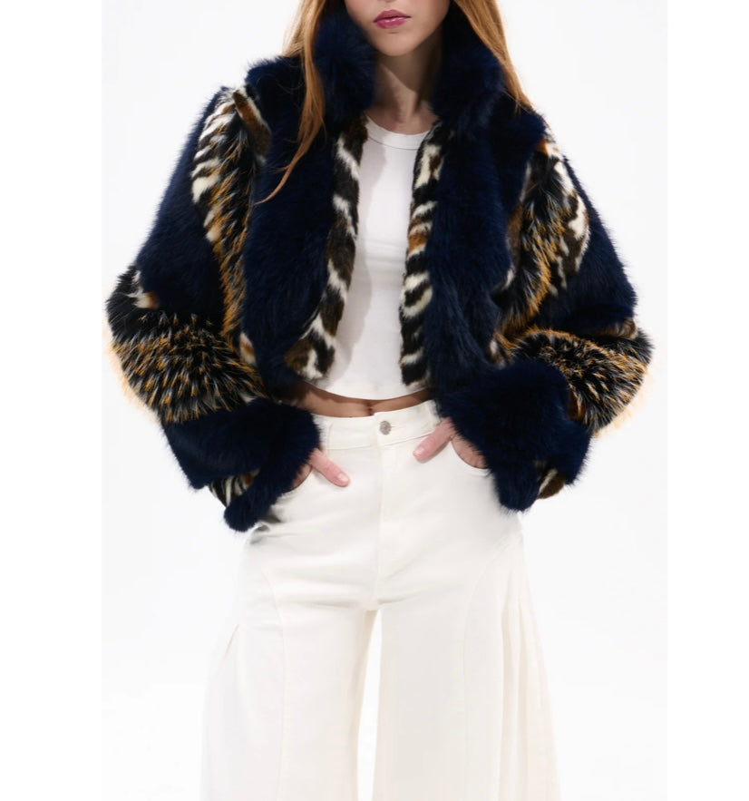 Midnight heiress faux fur