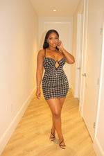 Star studded mini dress