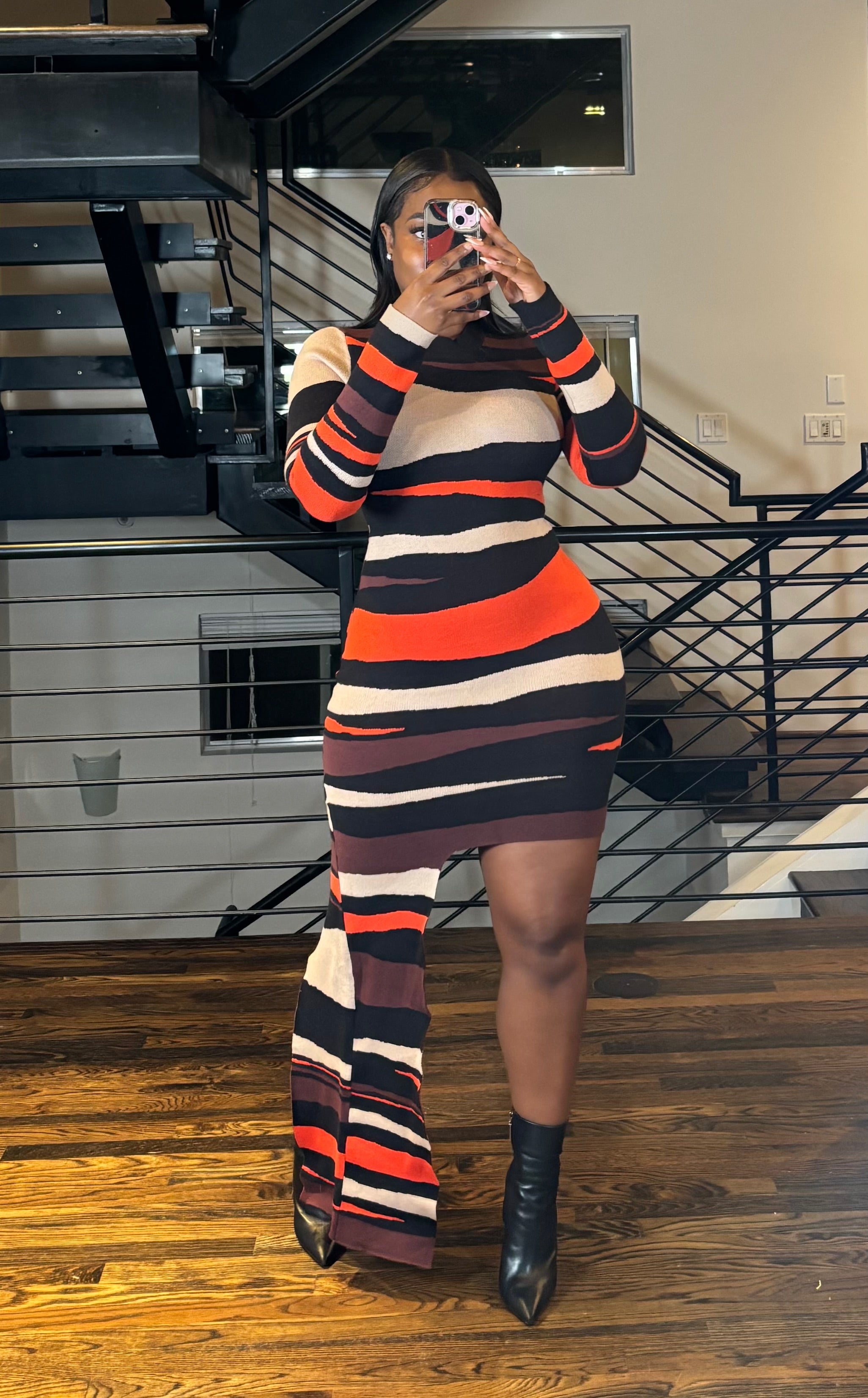 Ember asymmetric dress