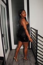 Black party skirt